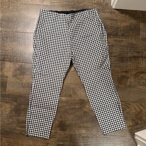 Black and White Checkered Pants